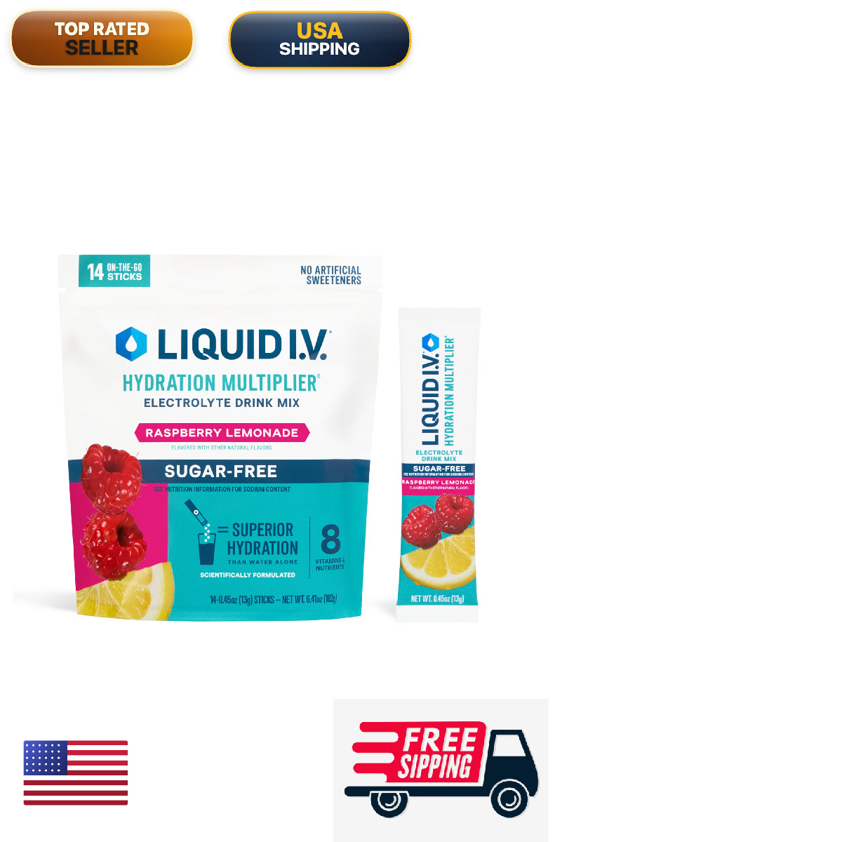Liquid I.V. Hydration – Drink Mix 1 Pack 14 Servings