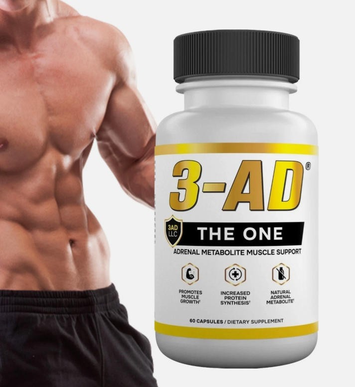 60 Capsules Patented Formula 25mg Muscle Support Supplement 2025 UK 3-AD®