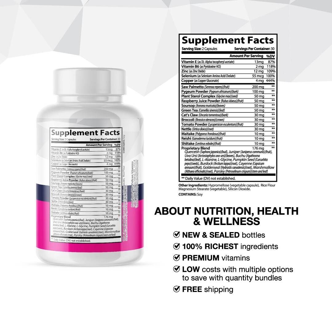 EZ Prostate – Prostate Support- 60 Capsules