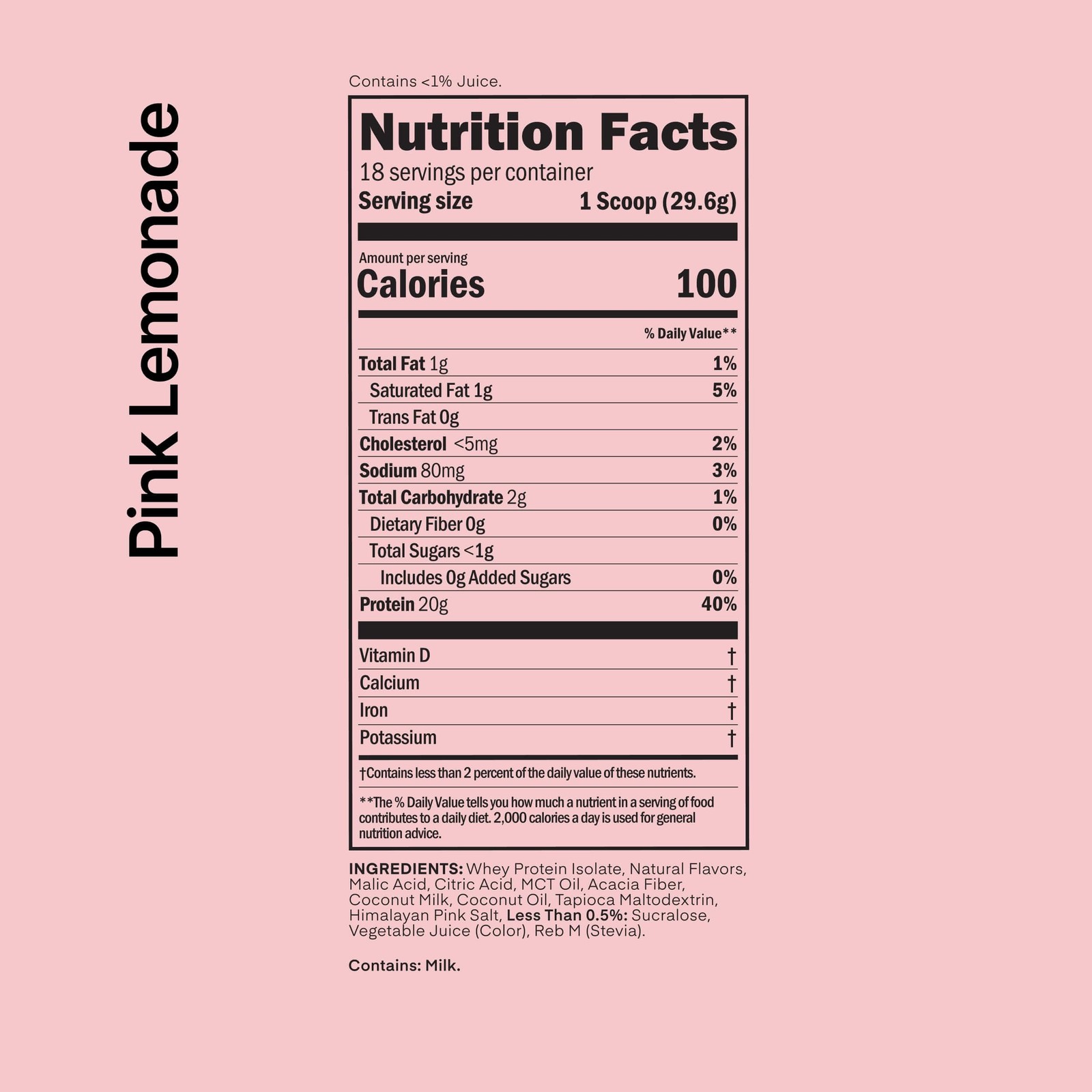 Oath Nutrition Clear Whey Isolate Protein Powder, Pink Lemonade, 20g Complete…