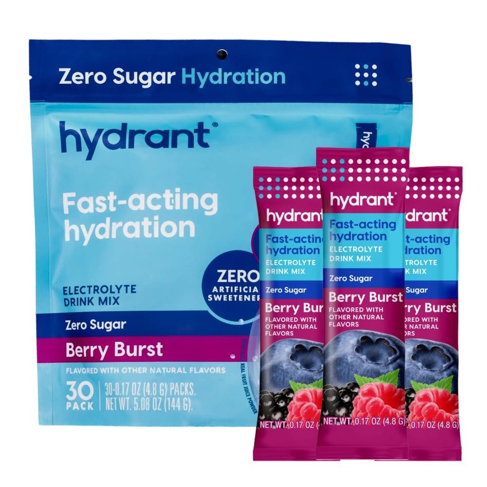 Hydrant Hydrate Zero Sugar Individual Hydration Electrolyte Powder Stick