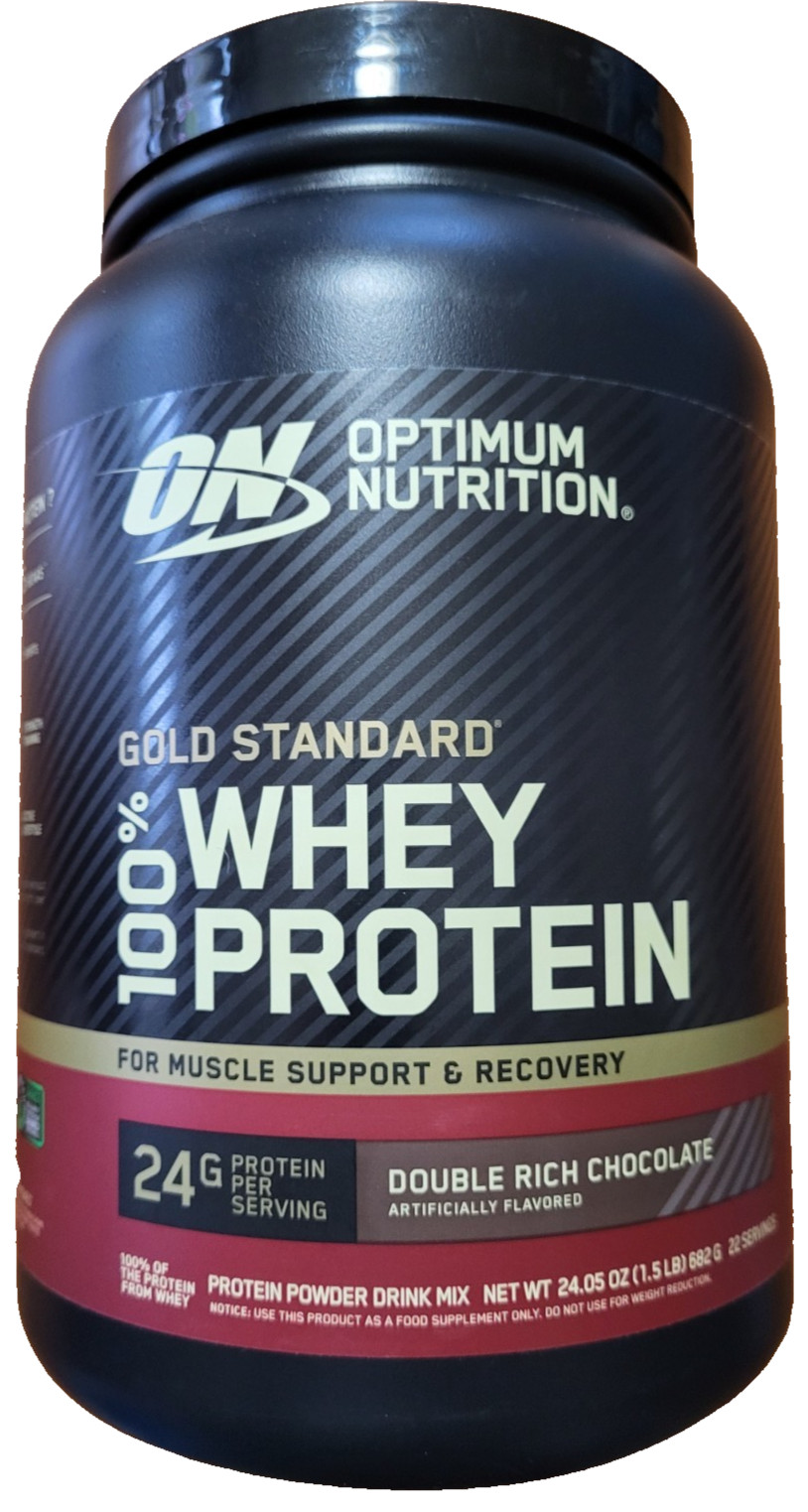 Optimum Nutrition Whey Protein Double Rich Chocolate 24.05 OZ – 22 Servings
