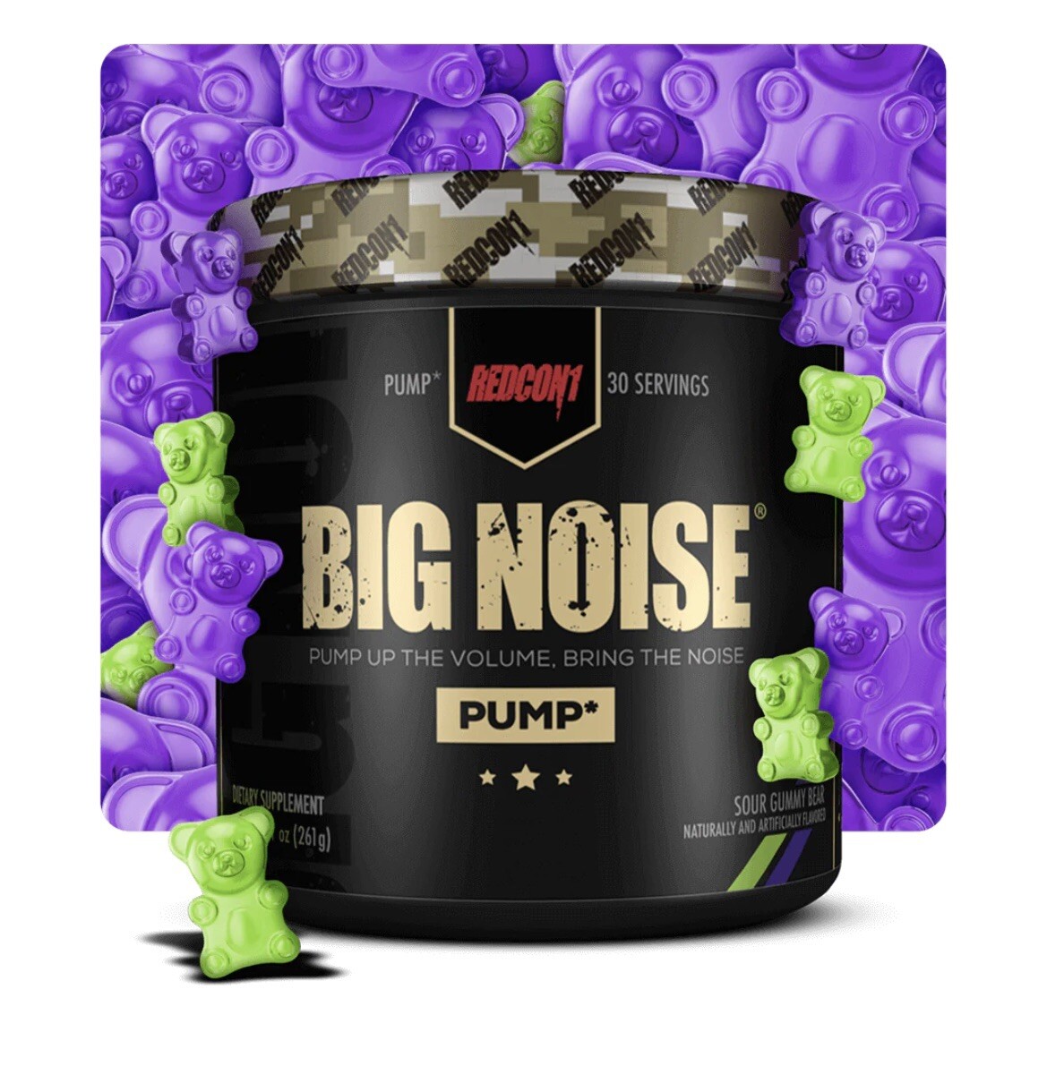 REDCON1 PUMP PREWORKOUT SOUR GUMMY BEAR 30 Serving