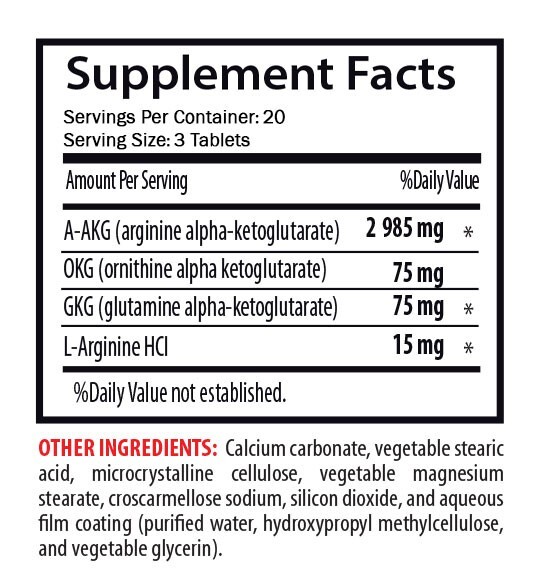 Endurance Catalyst – NITRIC OXIDE BOOSTER – Vascularity Boost 1 Bottle 60 Tablet