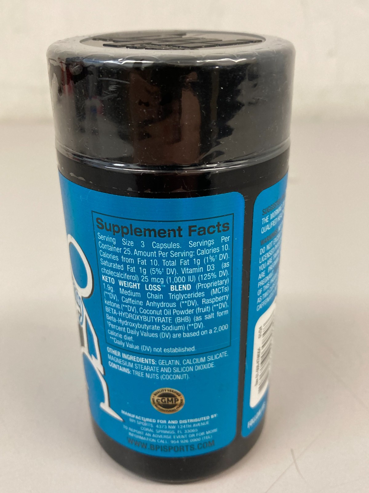BPI Health Keto Weight Loss Ketogenic Diet Supplement 75 Capsules -07/27