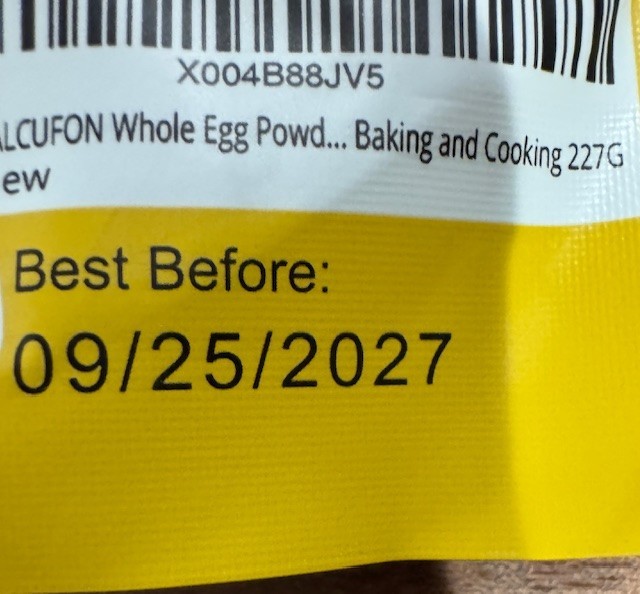 GET 3 BAGS !!! Talcufon Dried Whole Egg Powder Pasteurized 8 Oz – 3 BAGS