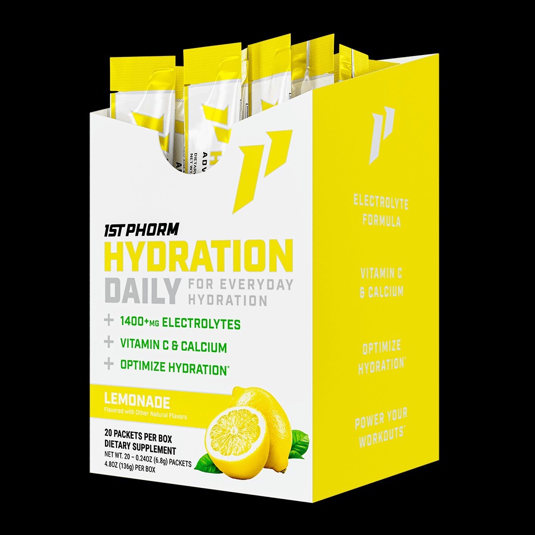 1st Phorm Hydration Packets 60ct EXP 7/2027 Strawberry Lemonade Citrus