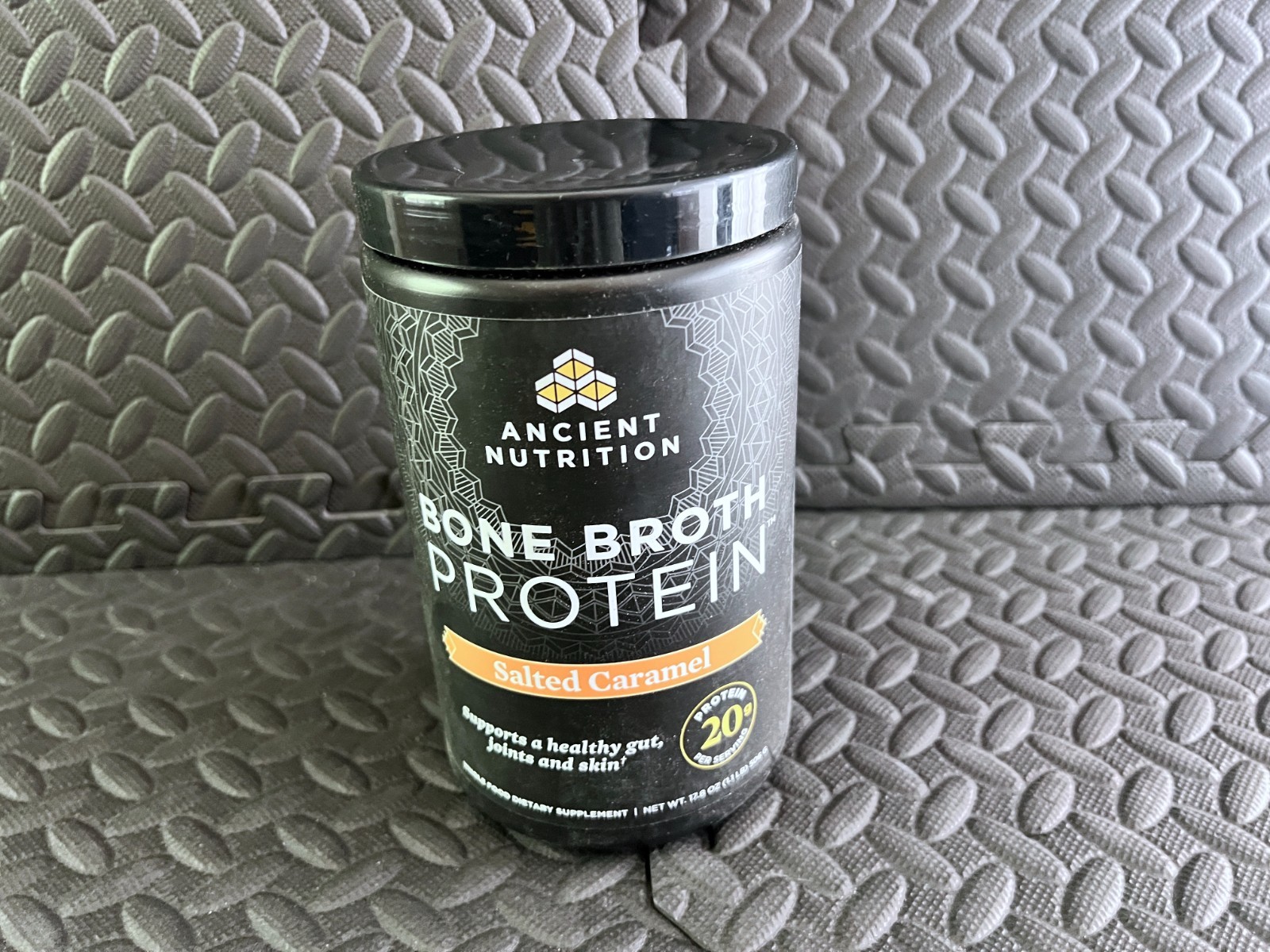 Ancient Nutrition Bone Broth Protein Salted Caramel 1.1 lb (506 g) – 17.8 OZ