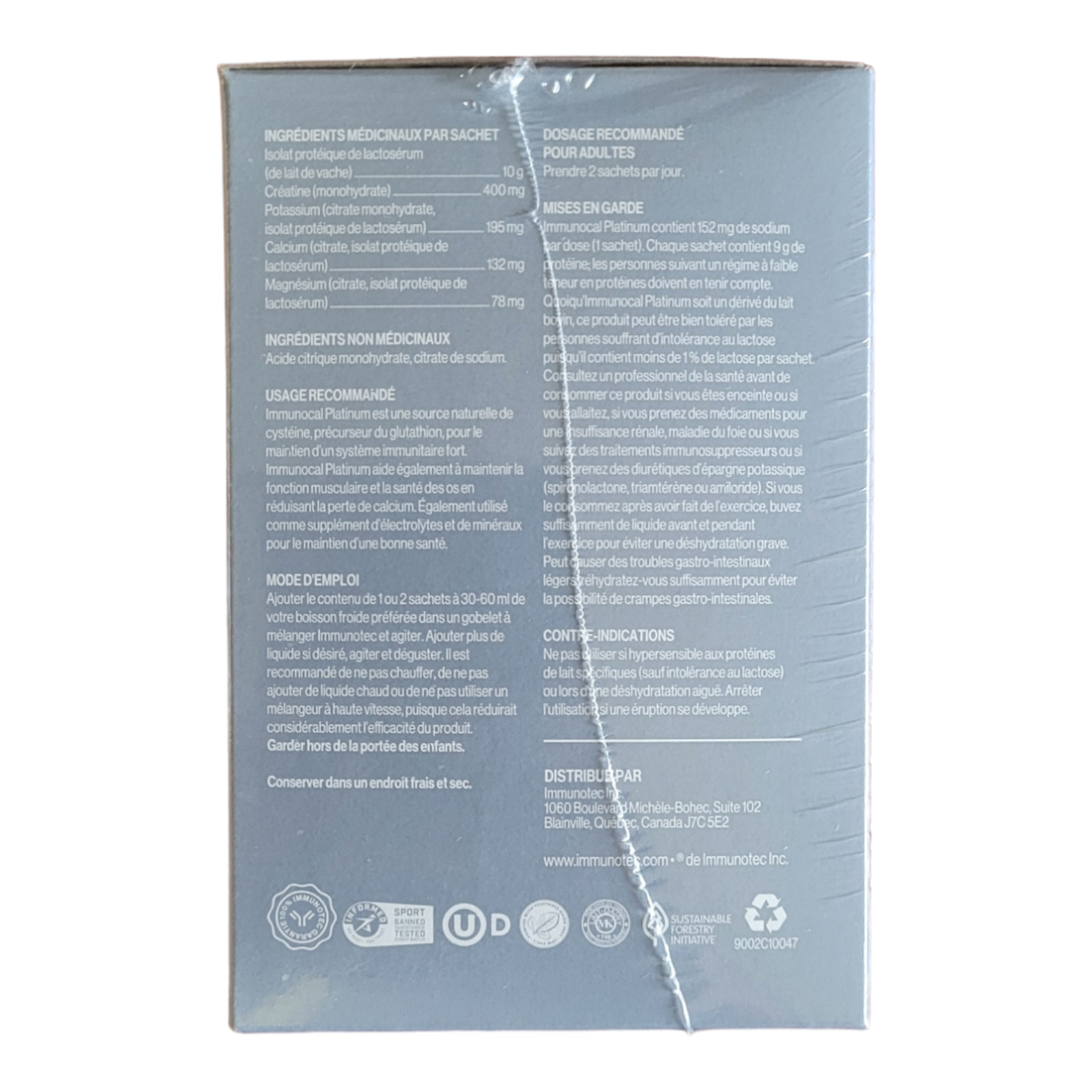 Immunotec Immunocal Classic and Platinum Combo – New – Free Shipping