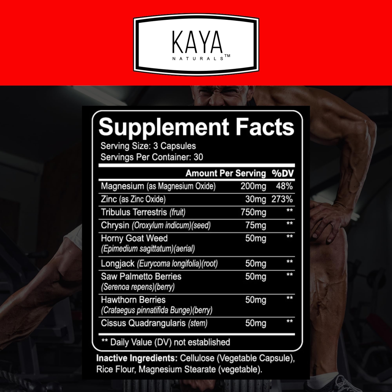 1 Pack TEST BOOST Max Sculptnation Testosterone Build Muscle Men Horny Goat Weed