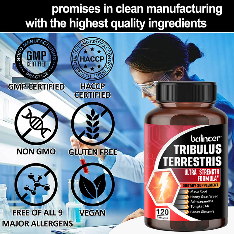 TRIBULUS TERRESTRIS ULTRA STRENGTH caps*Increase energy&stamina,muscle strength