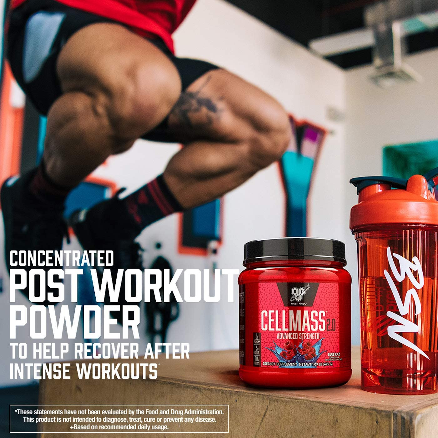 BSN CELLMASS 2.0 Post Workout Recovery with Creatine & Glutamine,25 Servings