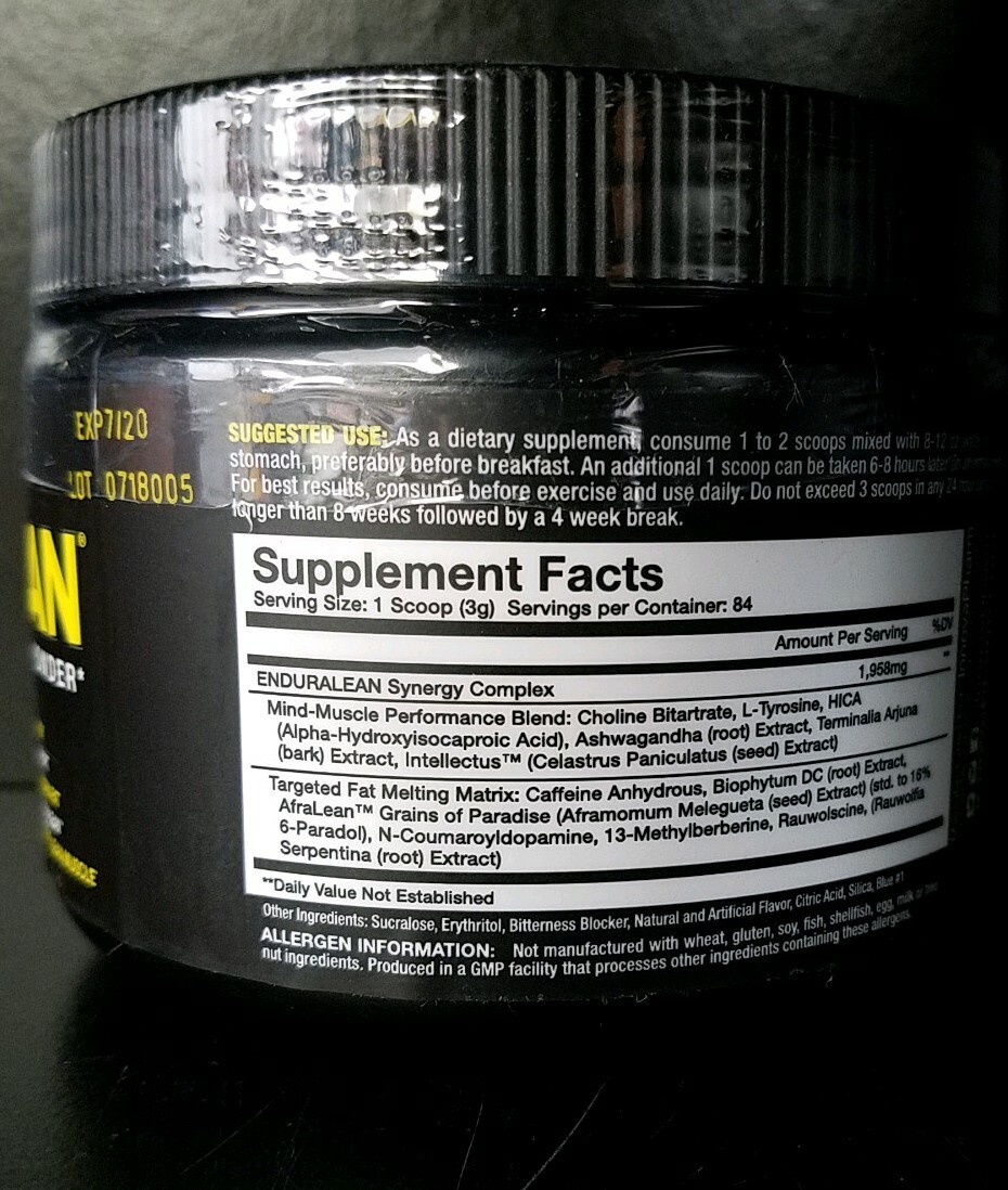 Innovapharm Enduralean Powdered Fat Burner 84 Servings *Select Flavor*
