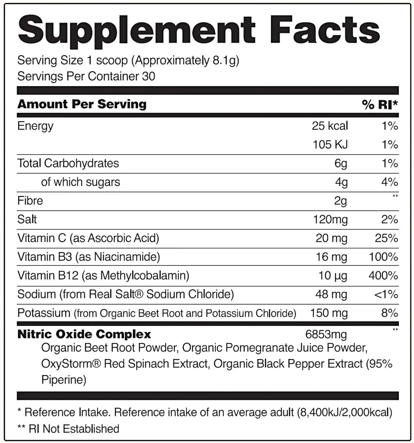 Nitric Oxide Organic Beet Root Powder Super Beets Superfood, 2 Pack Original