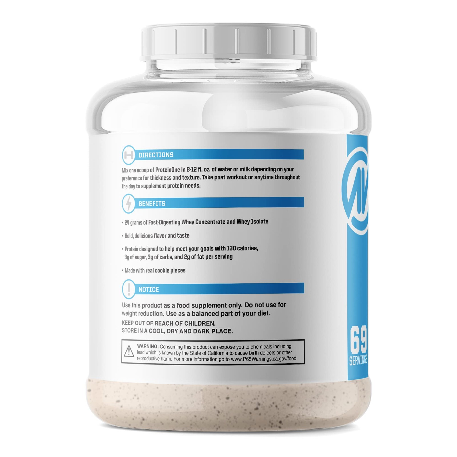 NutraOne ProteinOne Whey Protein Promote Recovery and Build Muscle with a Pro…