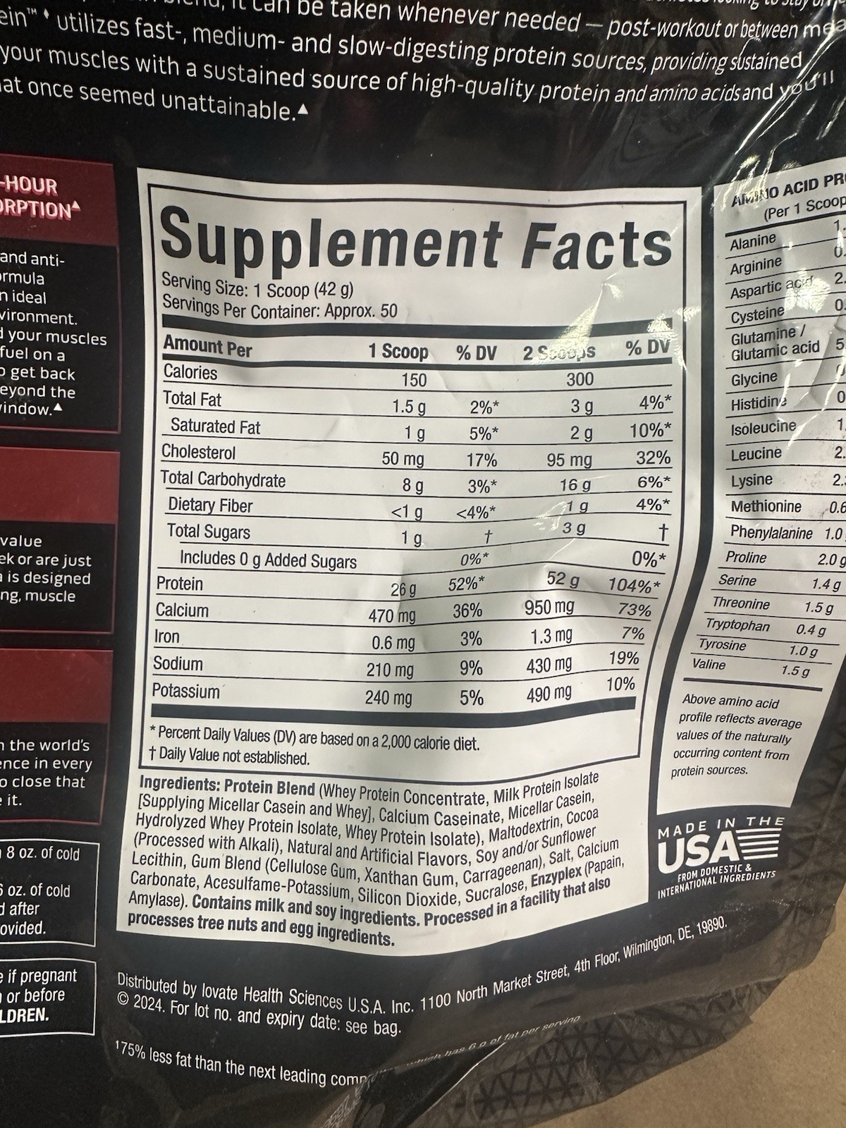 Platinum 8-Hour Protein™, Milk Chocolate, 4.6 lbs (2.09 kg)