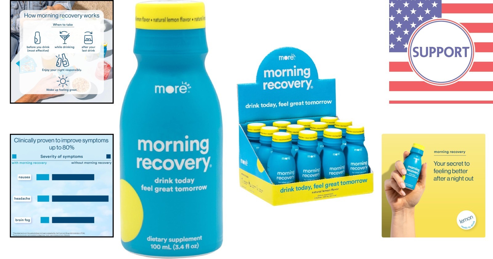 Morning Recovery Electrolyte Drink – Hydration and Nutrient Support – 12 Pack