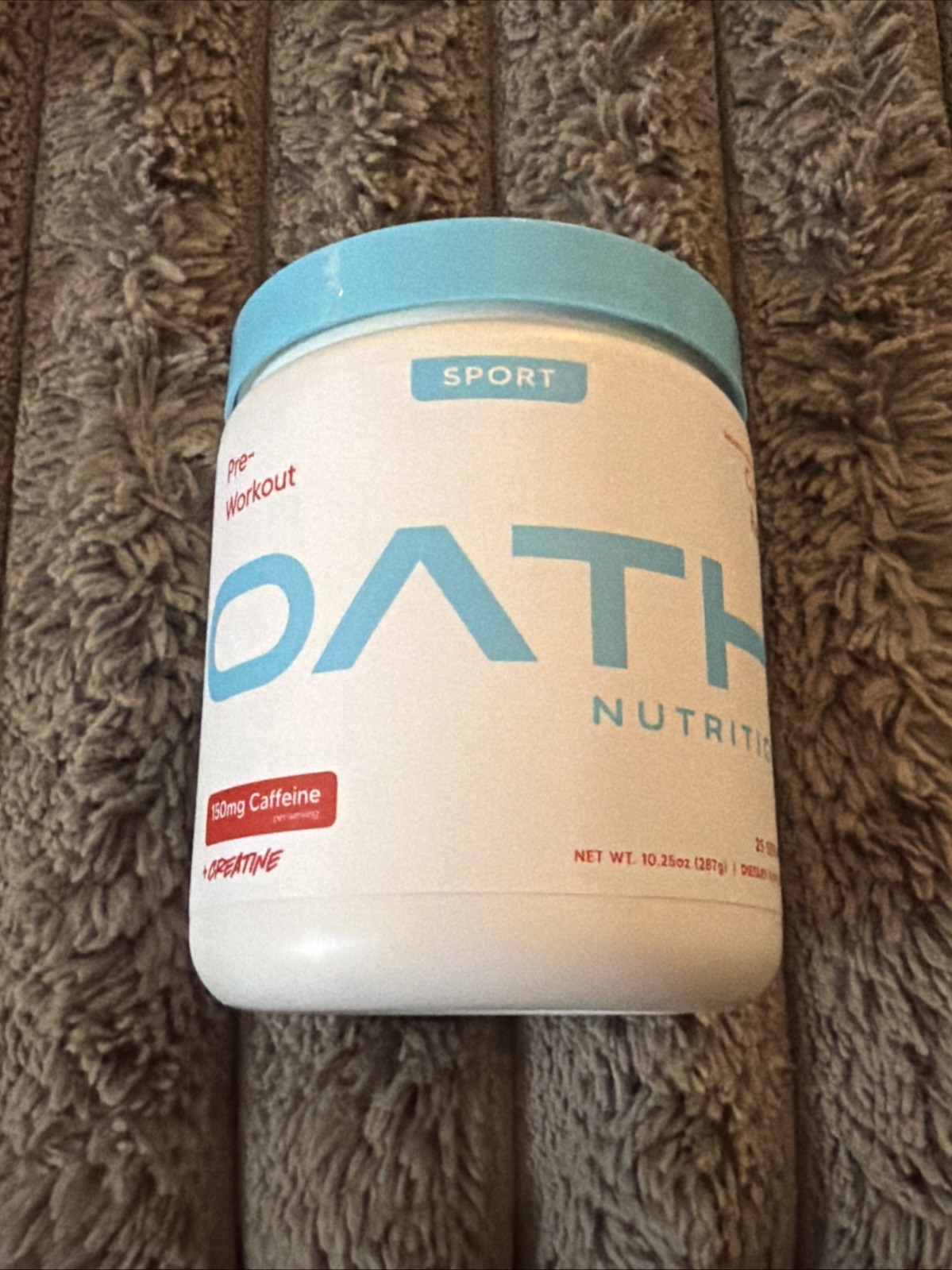 Oath Nutrition Pre-Workout Sport Nutrition Supplement Powder Coco Razz 11/26