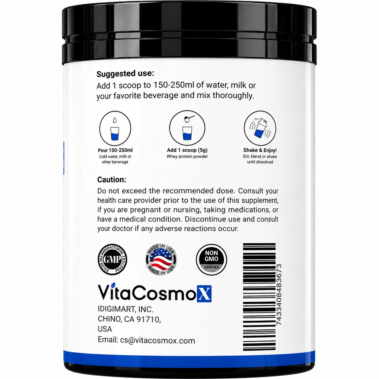 Nutricost Creatine Monohydrate Micronized Powder 500G, 5000mg Per Serv (5g) – 10