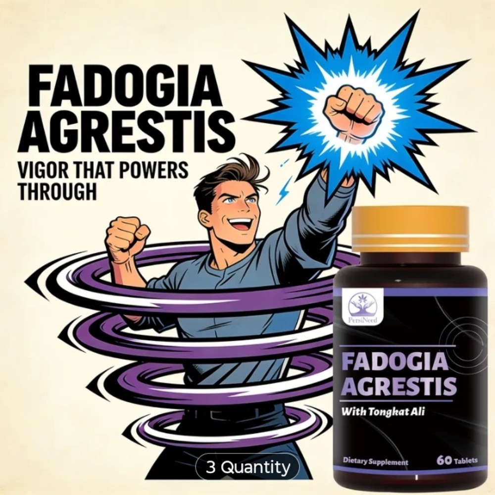 Fadogia Agrestis Tongka Complex – 60 Capsules All Natural Test Booster 1 Month
