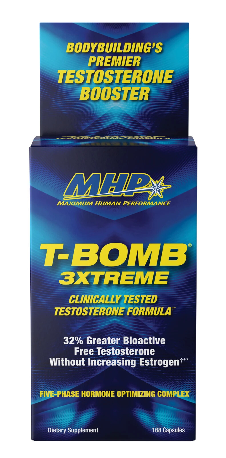MHP T-BOMB 3XTREME TEST Formula 168 Capsules