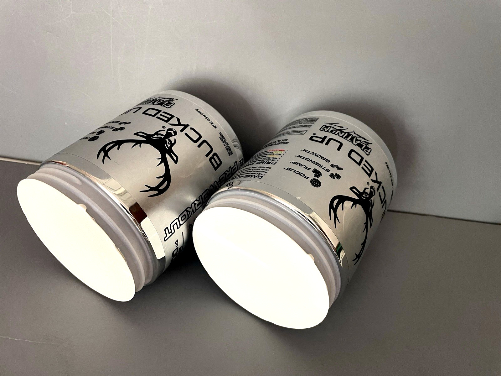 X2) BUCKED UP PLATINUM Pre Workout (30 Servings) EXP 10/27 CHERRY COCONUT