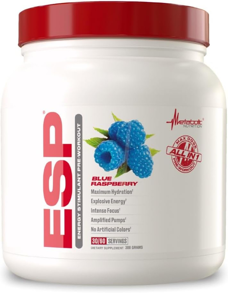 Metabolic Nutrition | ESP – Stimulating Pre Workout, Pre Intra Workout Supplemen
