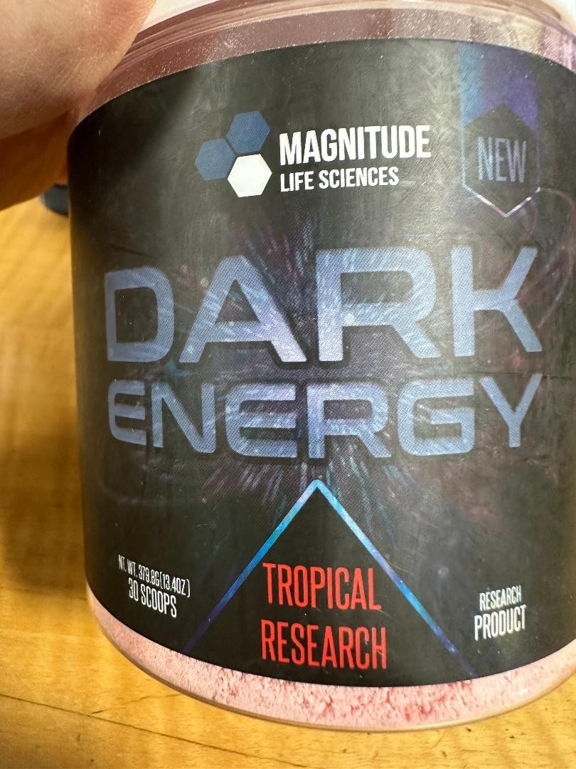 Magnitude Life Sciences Dark Energy Ultra Rare Euphoric Pre Workout! TROPICAL