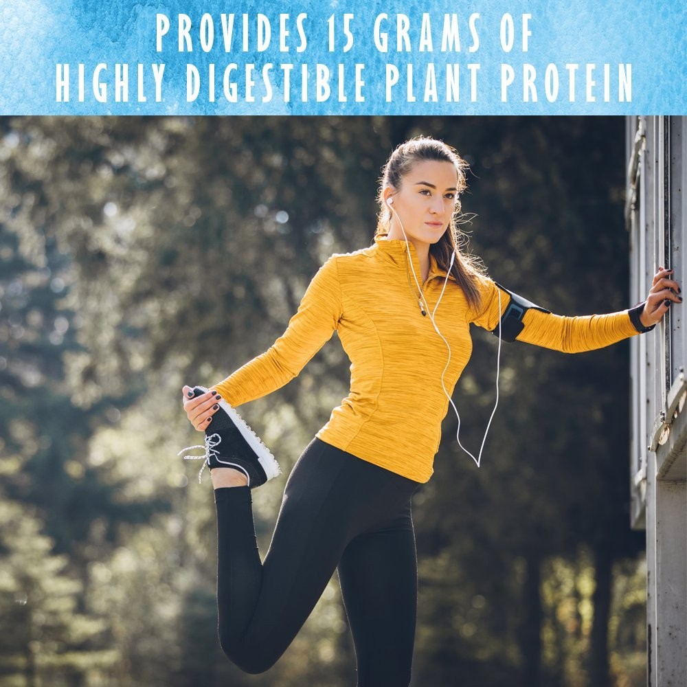 Garden Of Life Organic Plant Protein Vanilla Flavor Protein Powder Probiotics