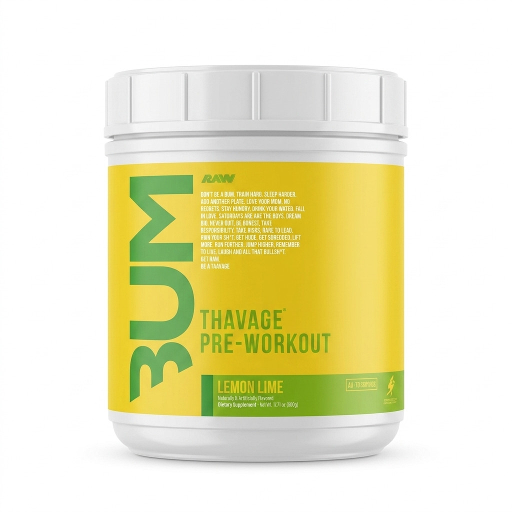 Raw Thavage Pre- Workout – Blackberry Lemonade