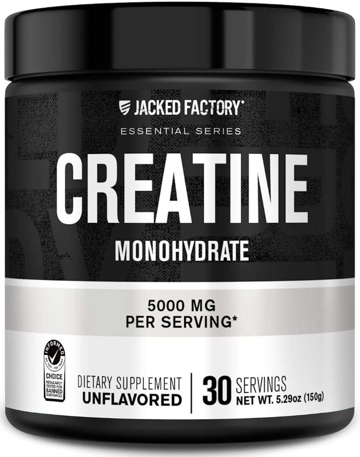 Creatine Monohydrate Powder 150g – 5g Daily Creatine Supplement for Men and W…