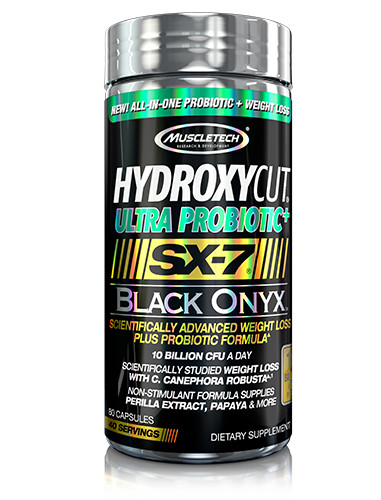Muscletech Black Onyx SX-7 Health Series: Probiotic, Fish Oil, Amino, Hydroxycut