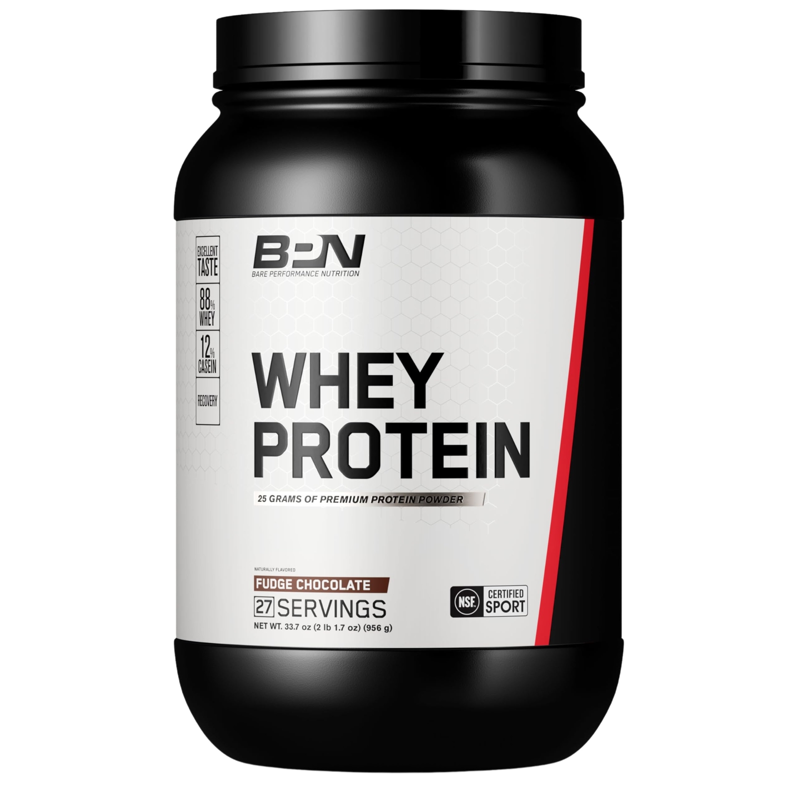 BARE PERFORMANCE NUTRITION BPN Whey Protein + Casein Protein Powder Blend Fud…