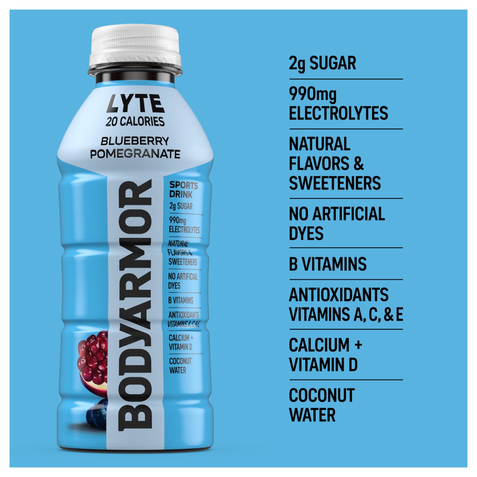 BODYARMOR Lyte Sports Drink Low-Calorie 16 Ounce (Pack of 12), Pink