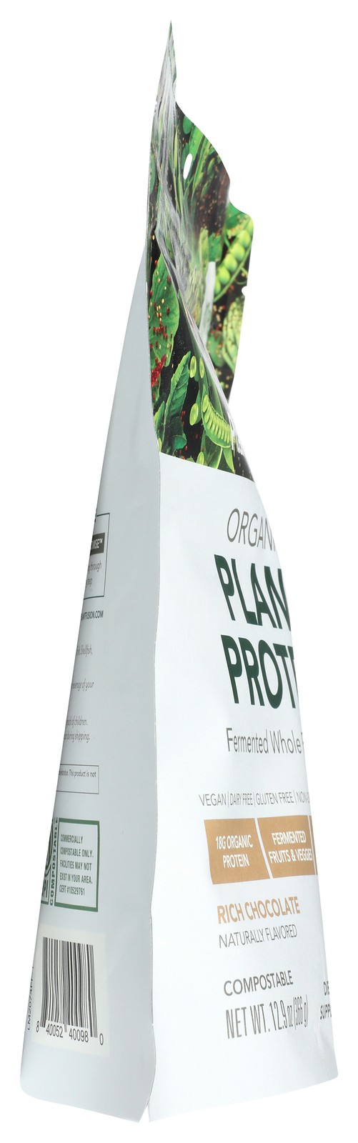 Plantfusion Organic Chocolate Plant Protein Powder 18 Grams 1 Pack