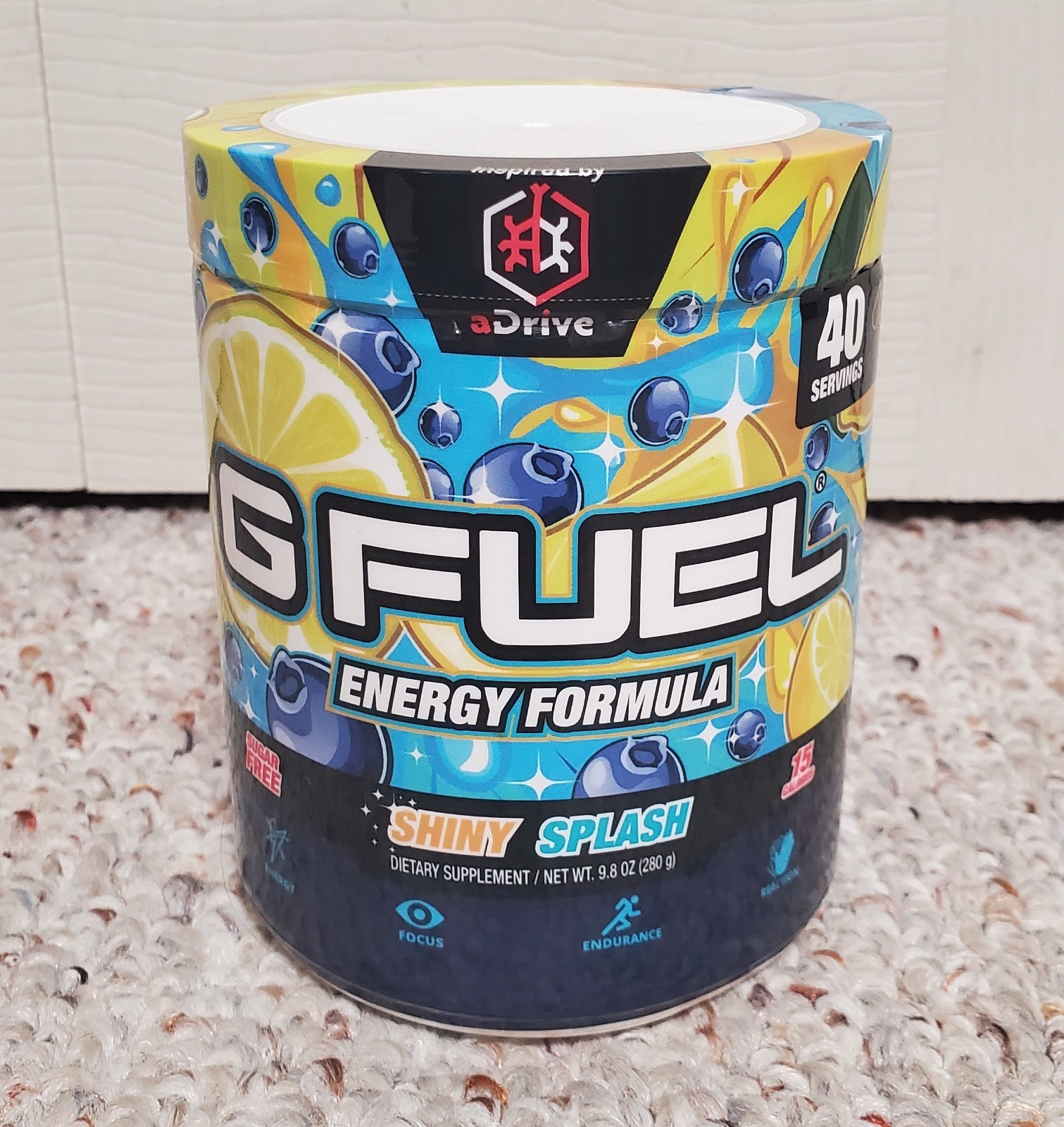 GFuel Shiny Splash (Blueberry Lemonade) Inspired by aDrive 1.0 TUB EXCLUSIVE