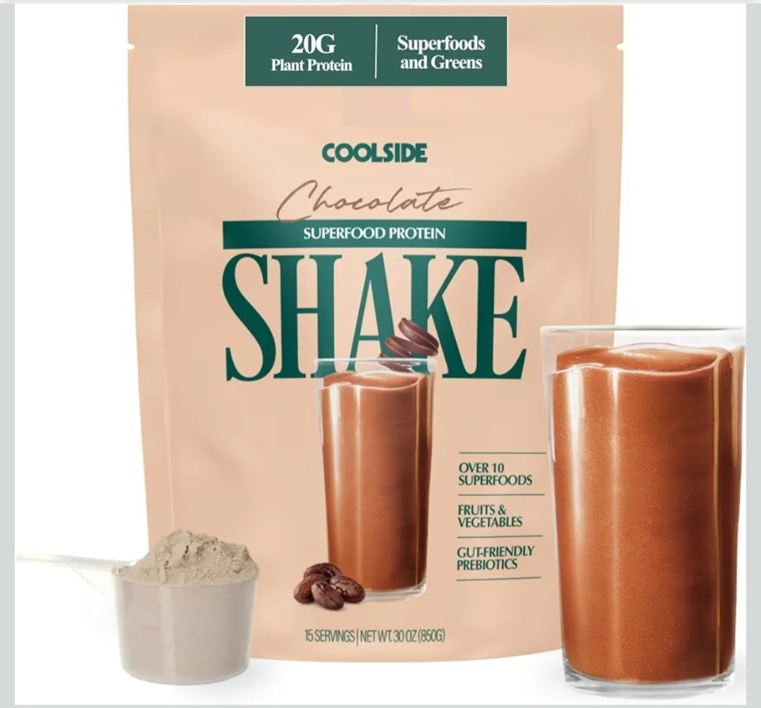 Coolside Superfood Vegan Protein Powder Chocolate 20g Plant Based 15 Servings