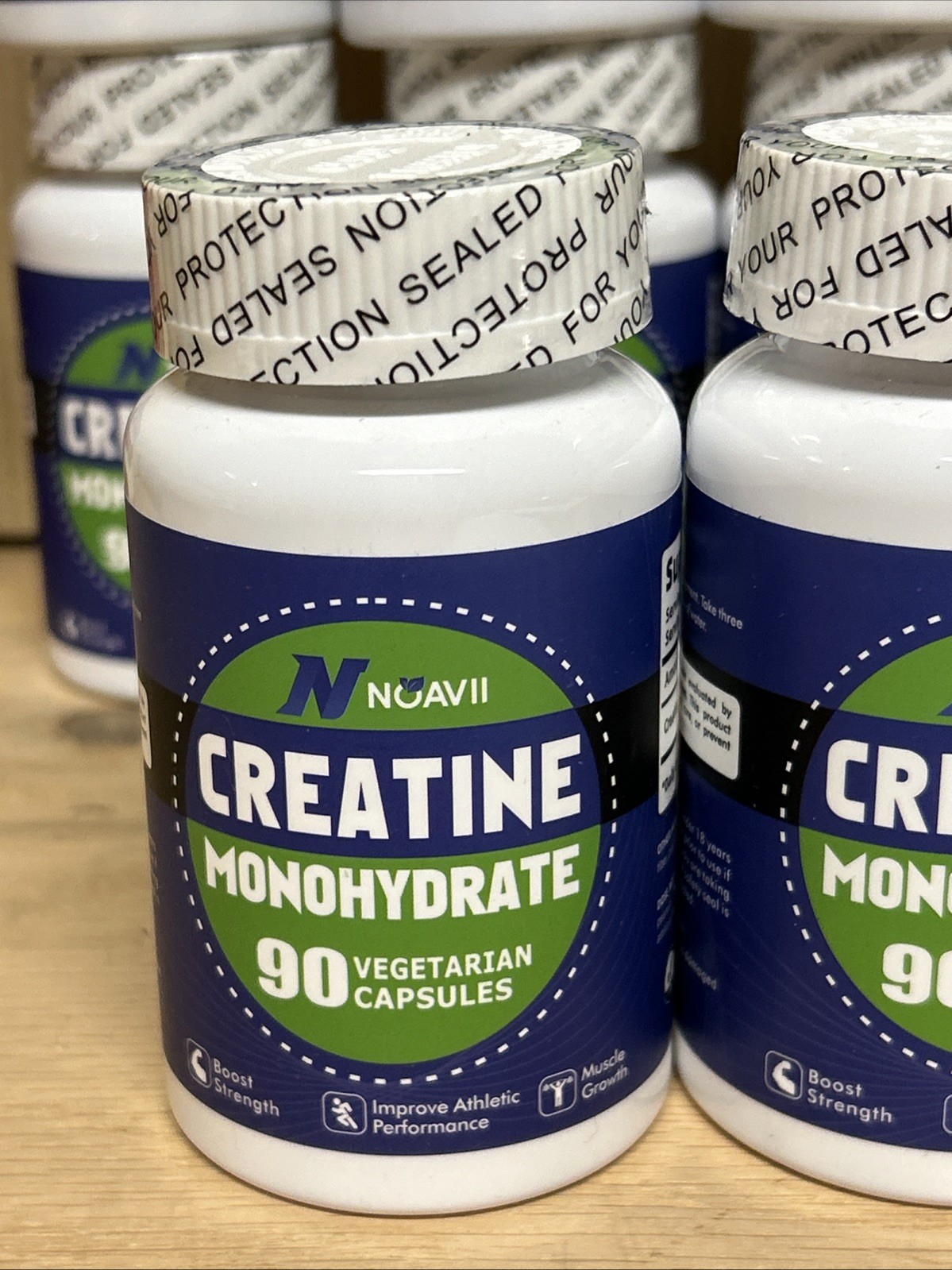 (LOT OF 10) NoavII Creatine Monohydrate Boost Strength 90 Capsules Exp. 07/2026