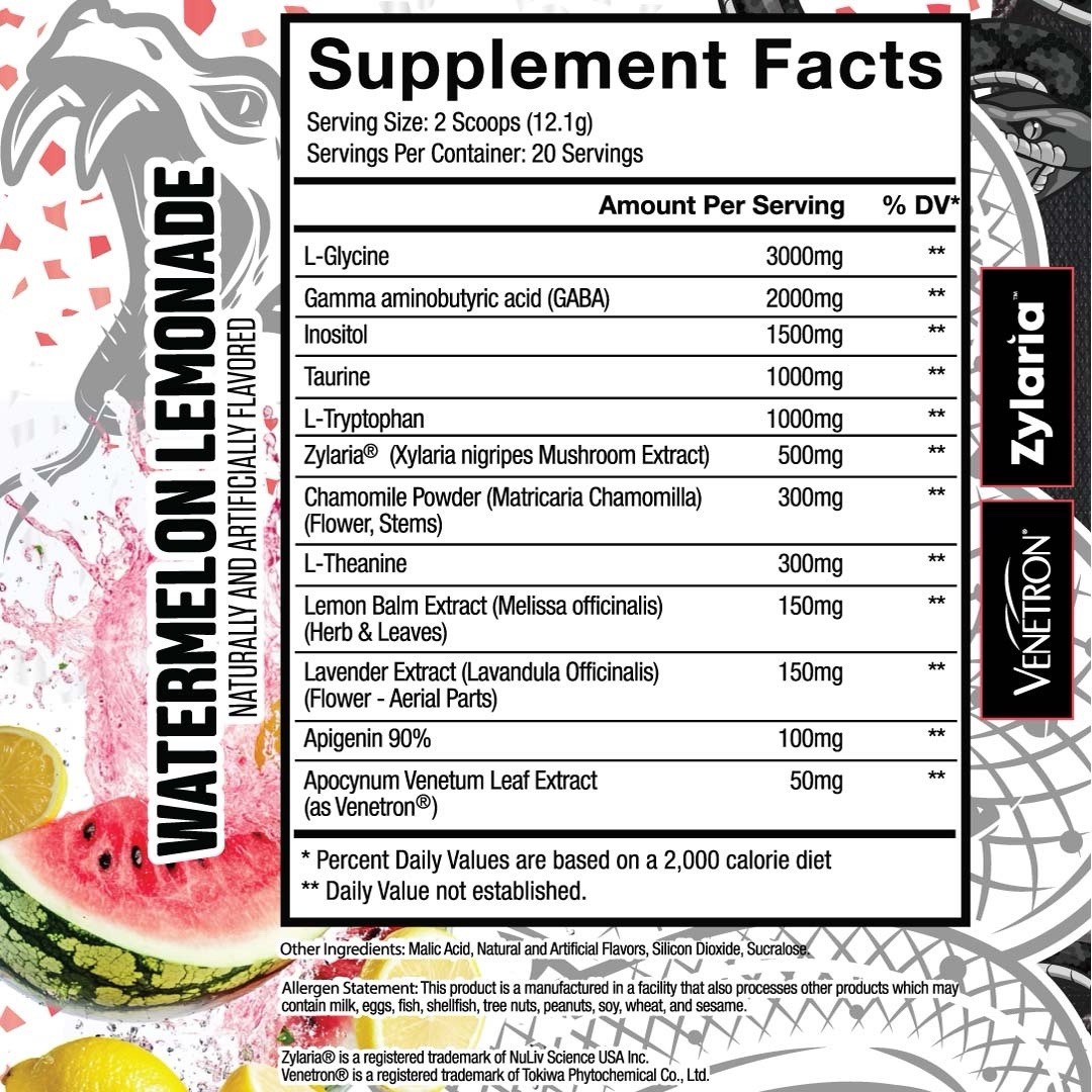 ProSupps Crash, Night-Time Sleep Aid Rest & Recovery Formula 20 Servings GABA