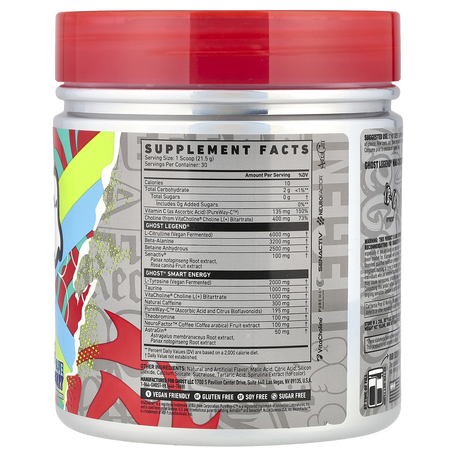 Legend® Pre-Workout, Blue Raspberry, 22.8 oz (645 g)