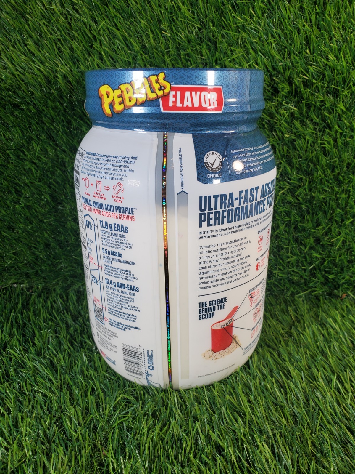 Dymatize ISO100 Hydrolyzed Fruity Pebbles Whey Protein Powder – 1.6lbs.