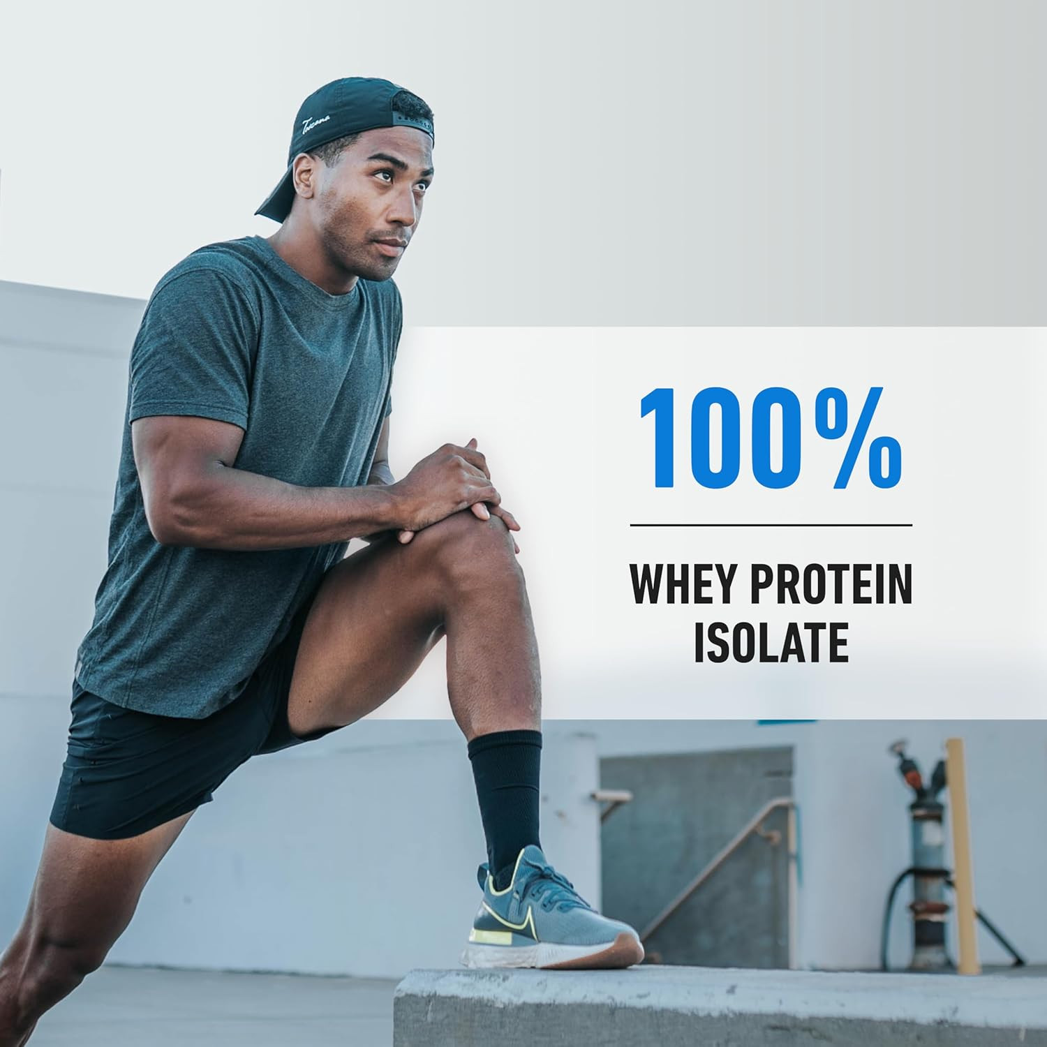 Zero Carb 100% Pure Whey Isolate Protein Powder, Lactose Free, Gluten Free, with