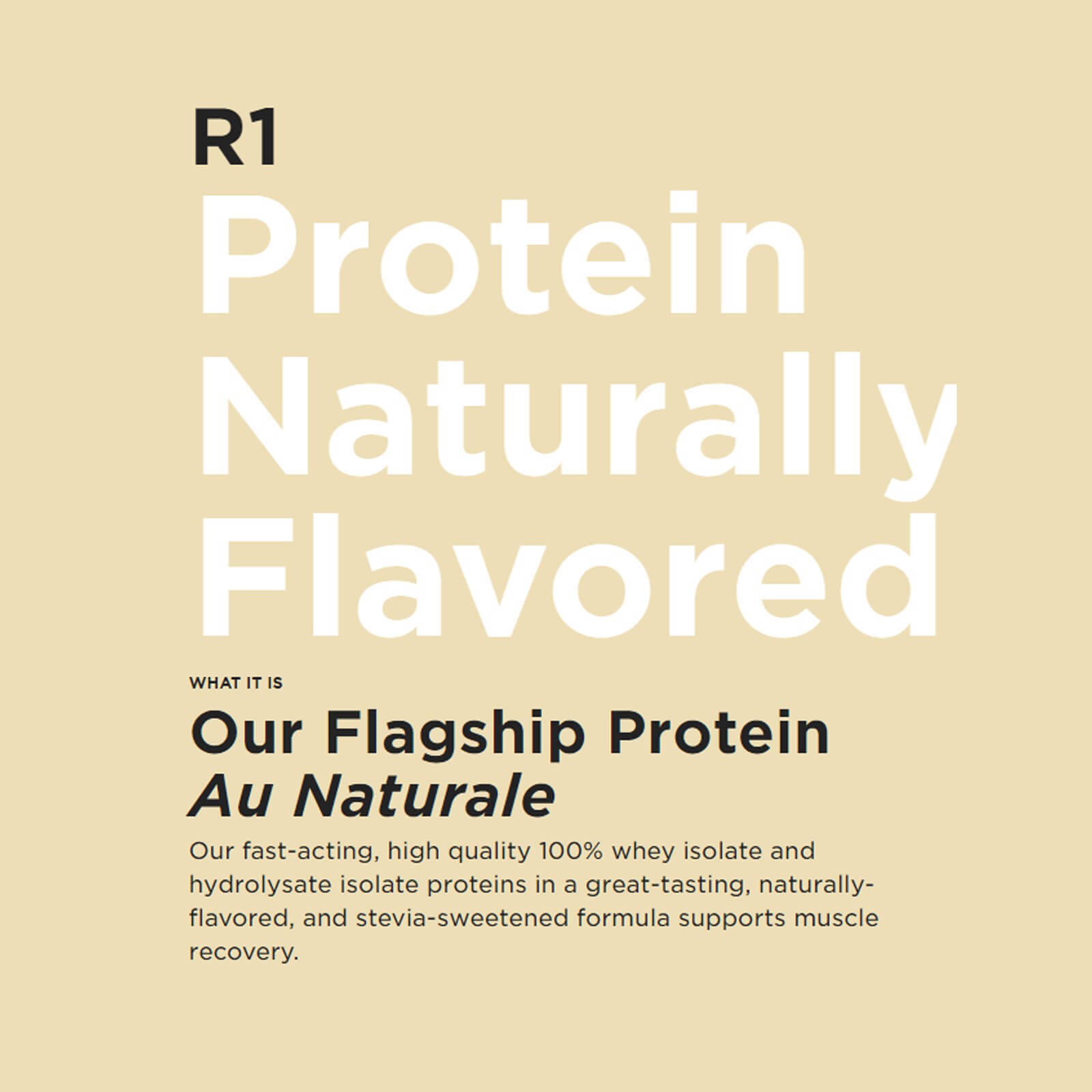 RULE 1 Protein 60 serv Dark Chocolate Whey Protein Isolate Hydrdolysate 4.3 lb