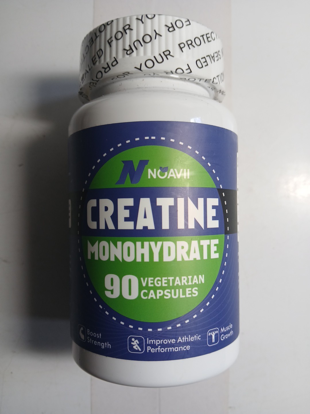 NoavII Creatine Monohydrate Muscle Gain 90 Capsules Exp. 07/2026