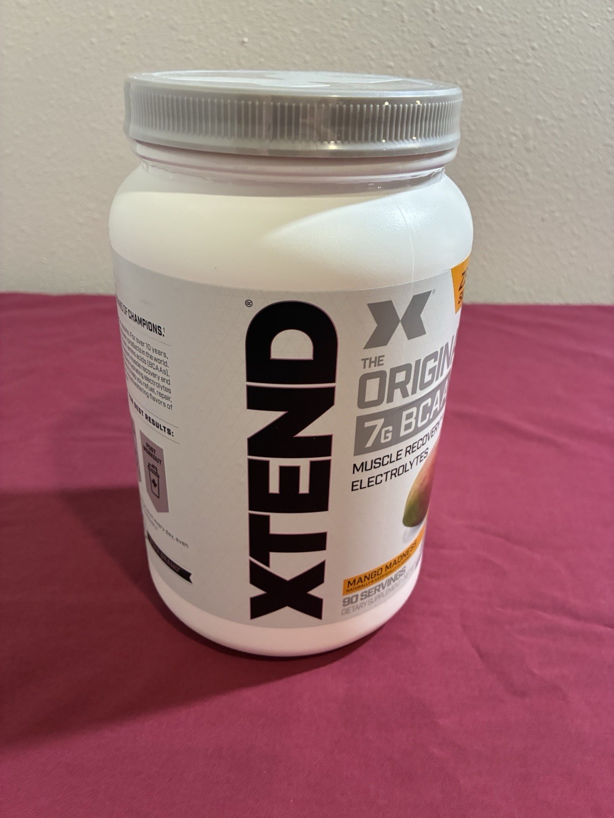 XTEND Original BCAA Powder, Muscle Recovery, Mango Madness 90 Servings EXP: 9/27