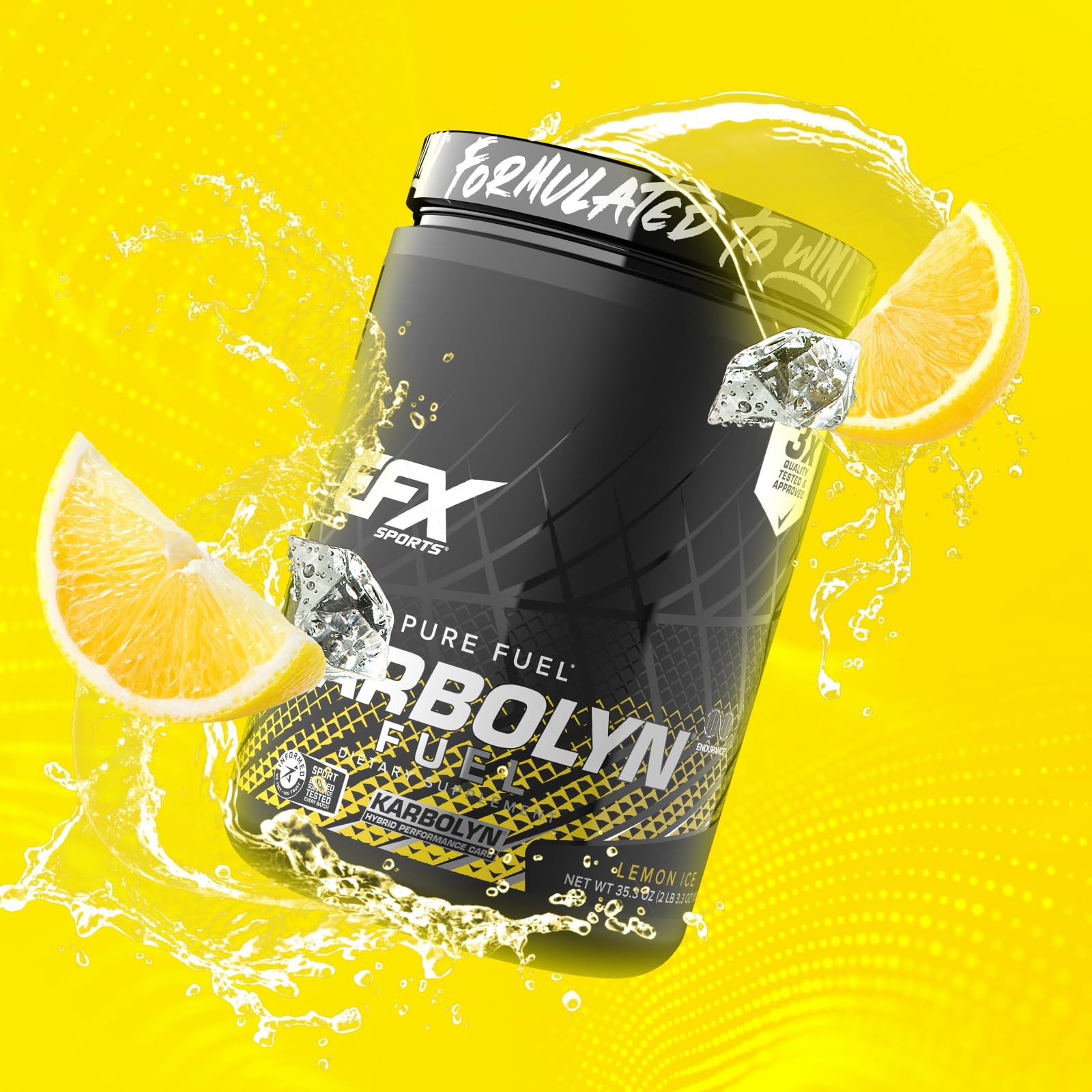 EFX Sports Karbolyn Fuel | FastAbsorbing Carbohydrate Powder | Carb Load, Sus…