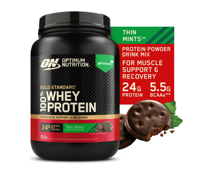 Optimum Nutrition Gold Standard Whey, Thin Mint Cookie, 1.5 lb