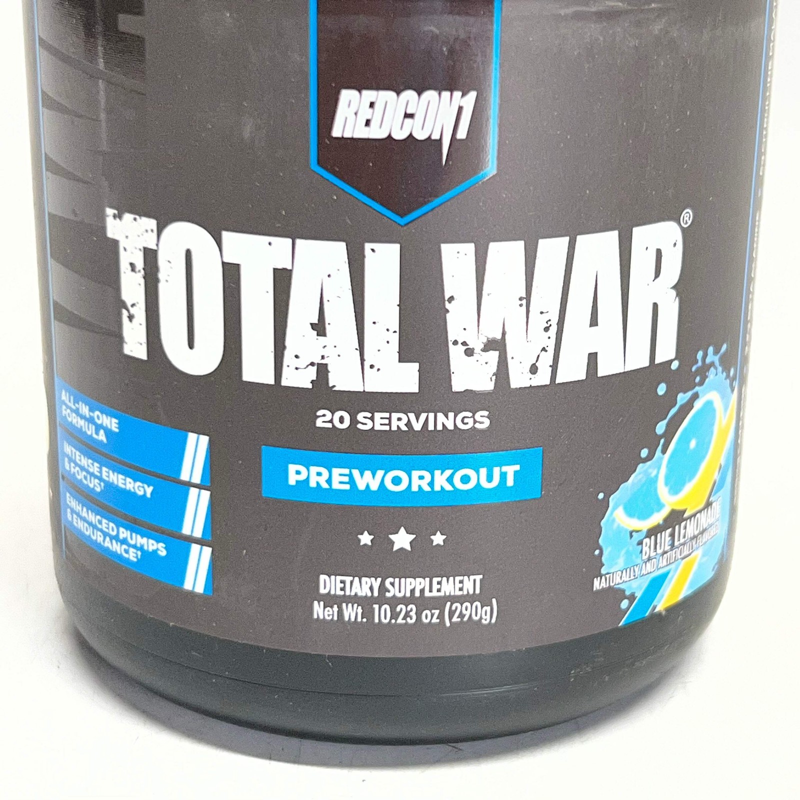 REDCON1 Pre-Workout, Blue Lemonade 20 Serving 10.23 oz BB 11/28