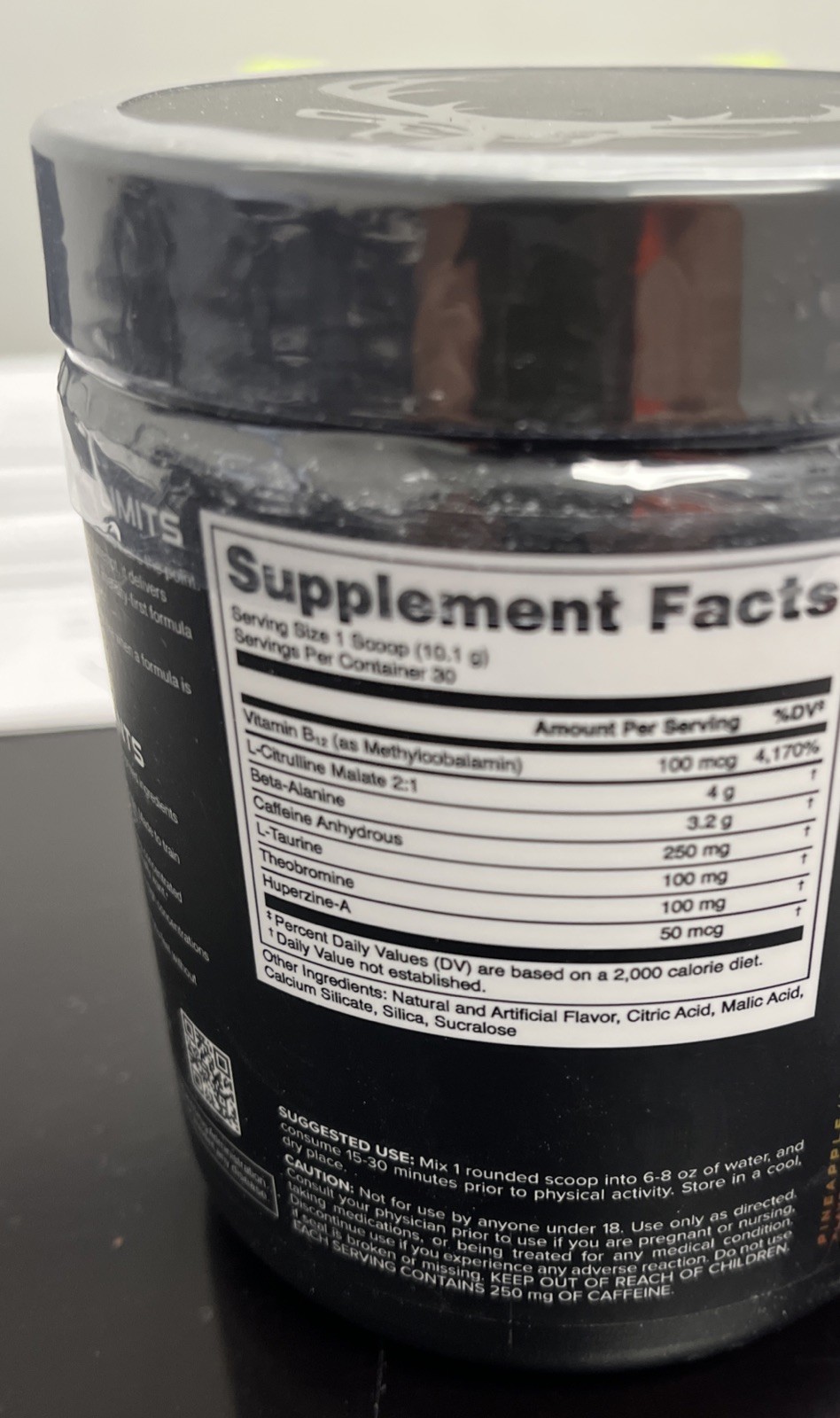 BUCKED UP OVERTIME HIGH-STIM PRE-WORKOUT PINEAPPLE MANGO 30 SERVINGS 10.7OZ 303G