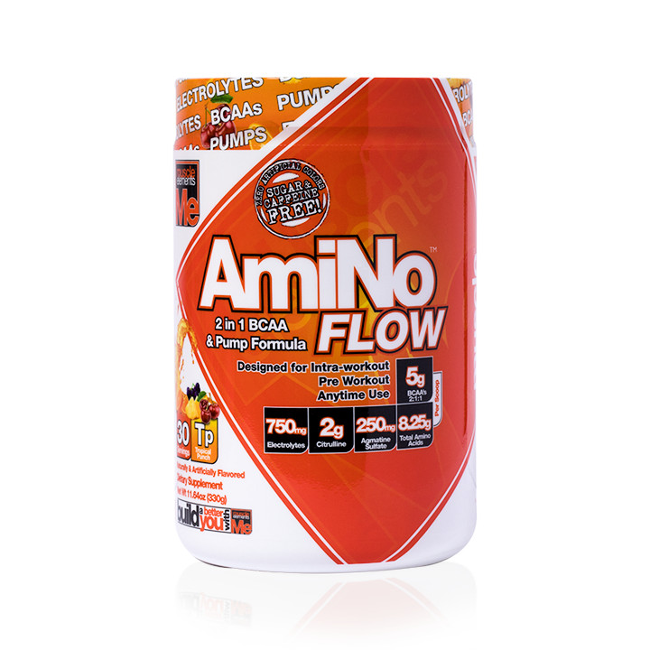 Muscle Elements AmiNO FLOW 2-in-1 BCAA & Pump Formula 30 Servings PICK FLAVOR